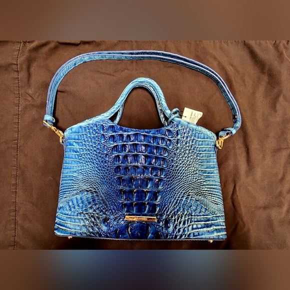 BRAHMIN | Elaine Blue Shadow Melbourne Bag | *NWT* - Picture 11 of 11
